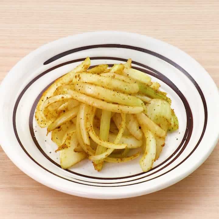 玉ねぎのカレー炒め