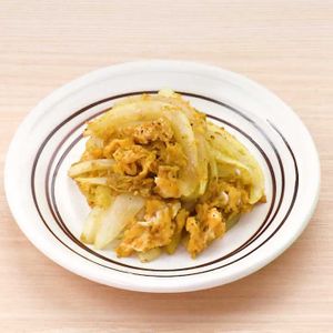 「玉ねぎと卵のカレー炒め」のレシピ動画