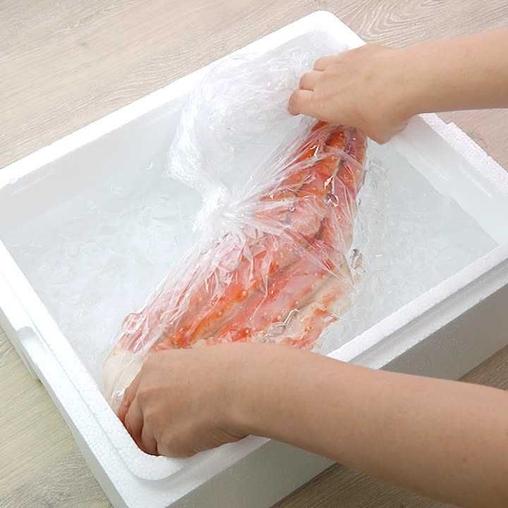 カニの解凍方法