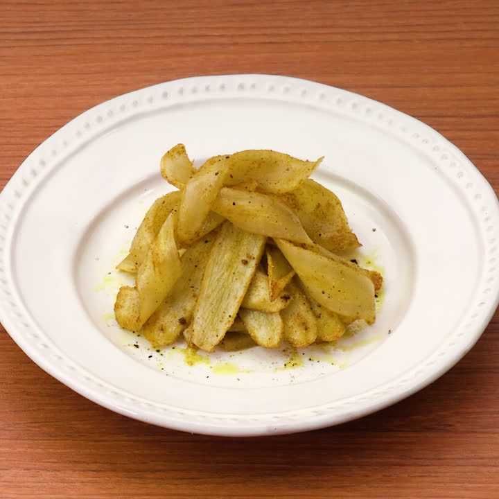ごぼうのカレー炒め