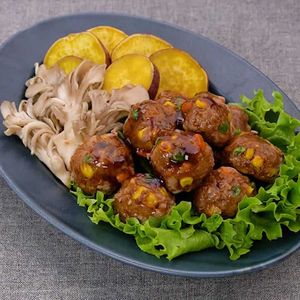 「レンジミートボール」のレシピ動画