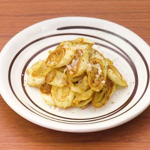 「ねぎのカレーチーズ炒め」のレシピ動画