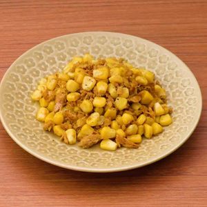 コーンのツナカレー炒め
