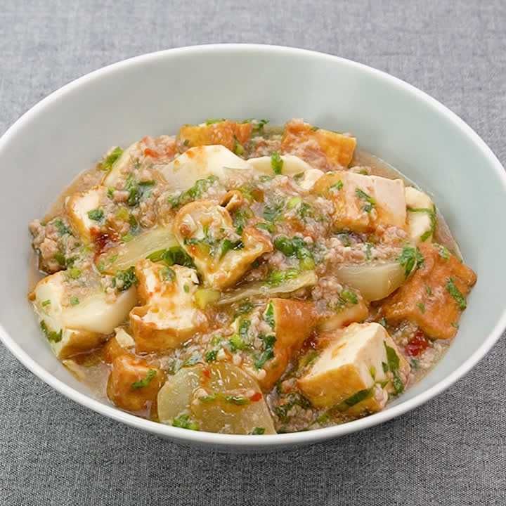 かぶの厚揚げ麻婆