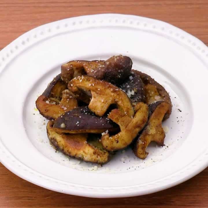しいたけのカレー炒め