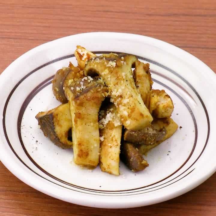 エリンギのカレーチーズ炒め