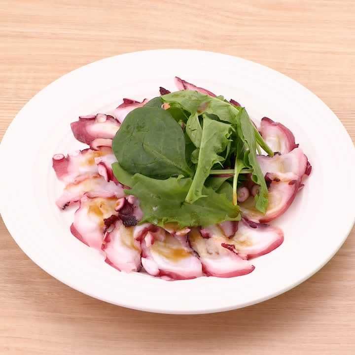 たこのカルパッチョ(中華風味)