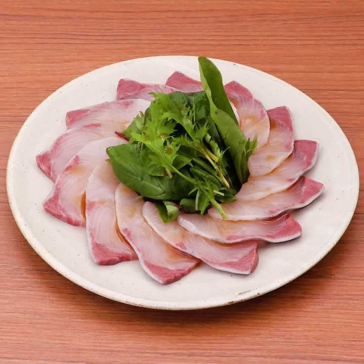 カンパチのカルパッチョ(中華風味)