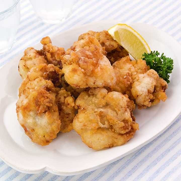 鶏もも肉の塩レモン唐揚げ
