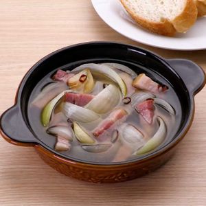 玉ねぎとベーコンのアヒージョ