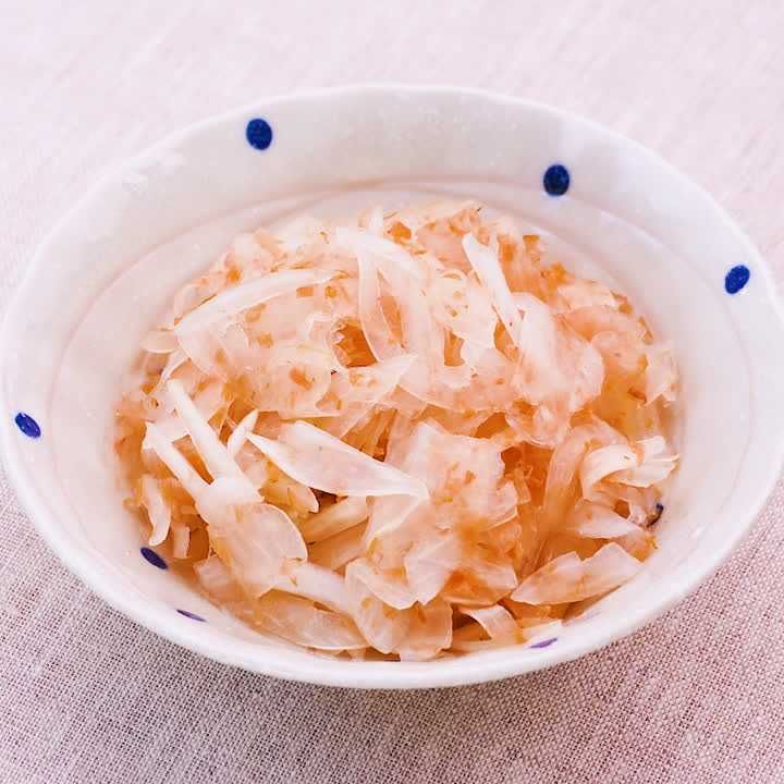 玉ねぎのおかか甘酢あえ
