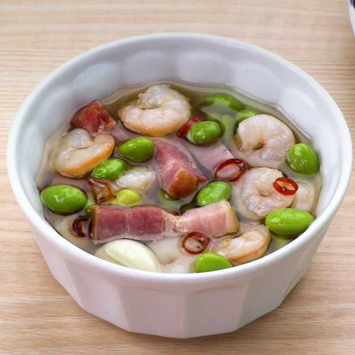 枝豆の具沢山アヒージョ