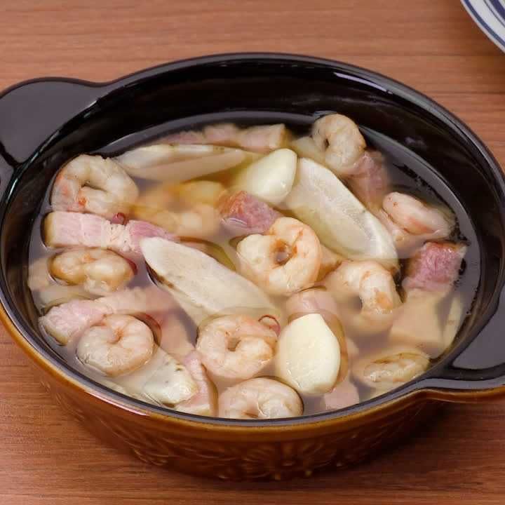 ごぼうの具沢山アヒージョ