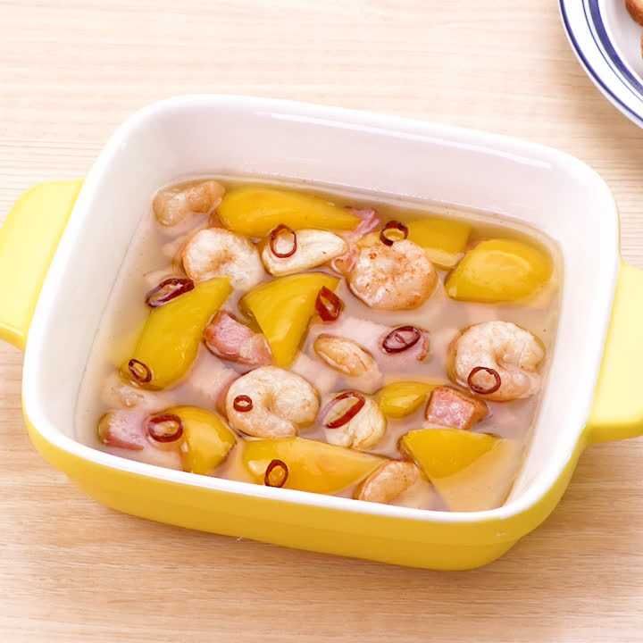 パプリカの具沢山アヒージョ