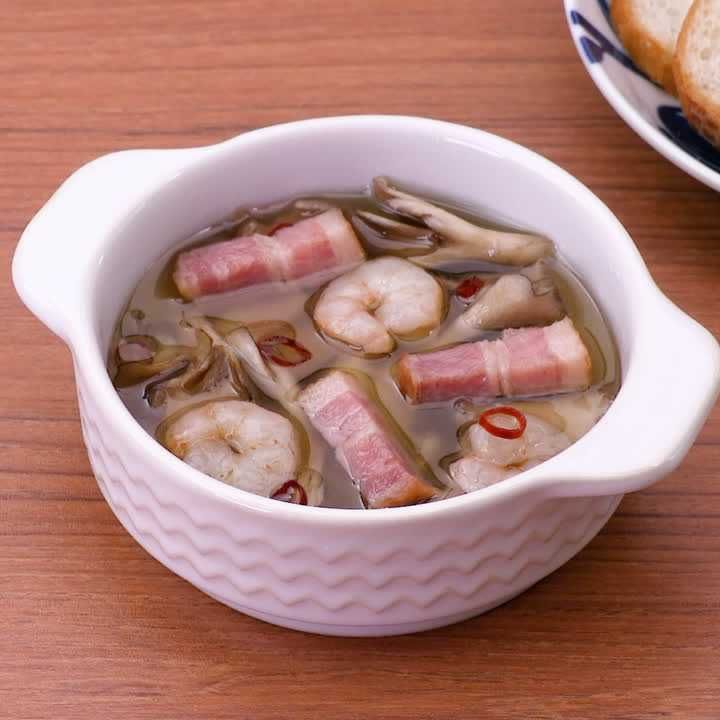 舞茸の具沢山アヒージョ