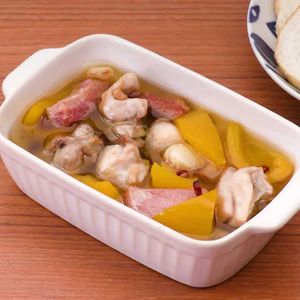 「パプリカと鶏もものアヒージョ」のレシピ動画