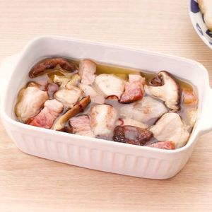 椎茸と鶏もものアヒージョ