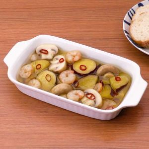 「マッシュルームとさつまいものアヒージョ」のレシピ動画