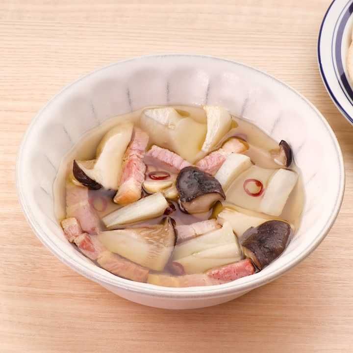 エリンギとれんこんのアヒージョ