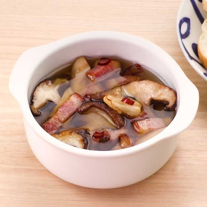 エリンギと椎茸のアヒージョ