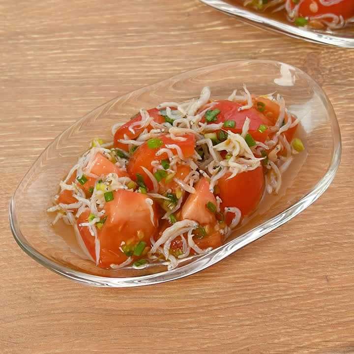 しらすとトマトのさっぱりマリネ