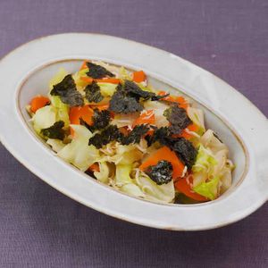 「キャベツとじゃこの海苔あえ」のレシピ動画