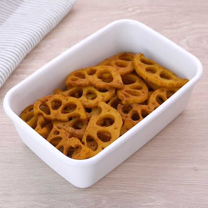 れんこんのカレー醤油炒め