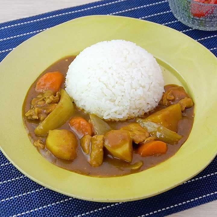 豚ロース肉のポークカレー