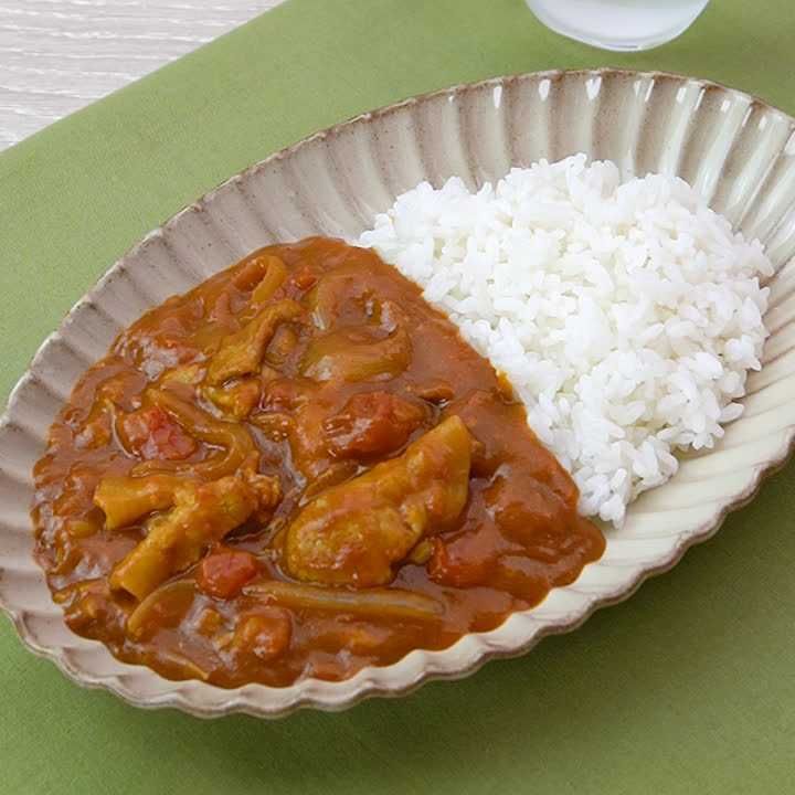 豚バラ肉のトマトカレー