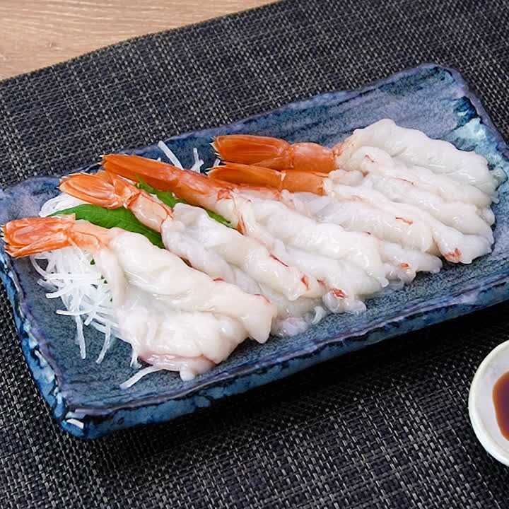 プリッとおいしい 赤エビの刺身のレシピ動画 作り方 Delish Kitchen プリッとおいしい 赤エビの刺身のレシピ動画 作り方 Delish Kitchen
