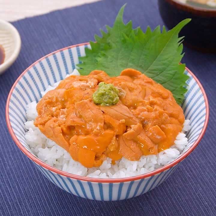 箸が止まらない ウニ丼のレシピ動画 作り方 Delish Kitchen