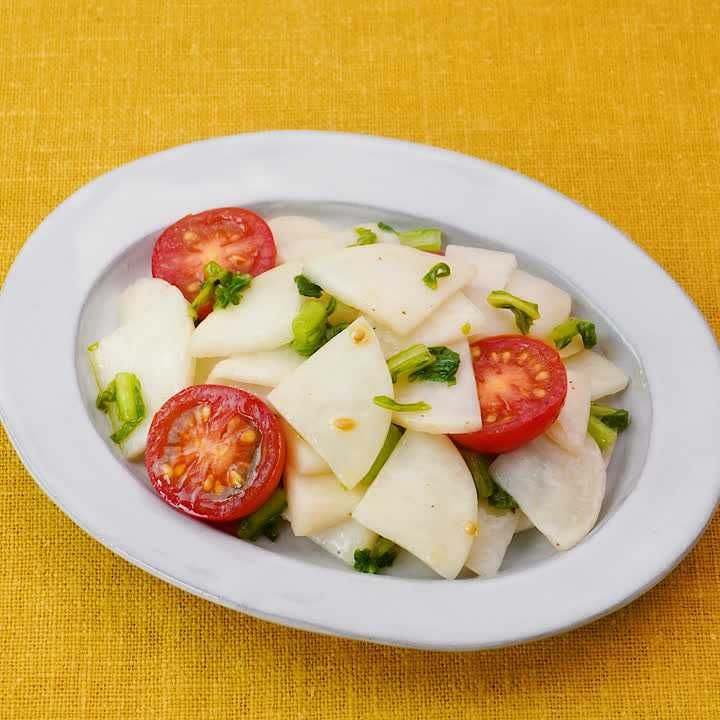 かぶとミニトマトのサラダ