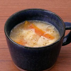 「豆腐とにんじんの中華卵スープ」のレシピ動画