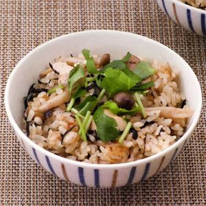 しめじひじきご飯