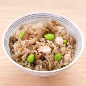 「ささみとまいたけの炊き込みごはん」のレシピ動画