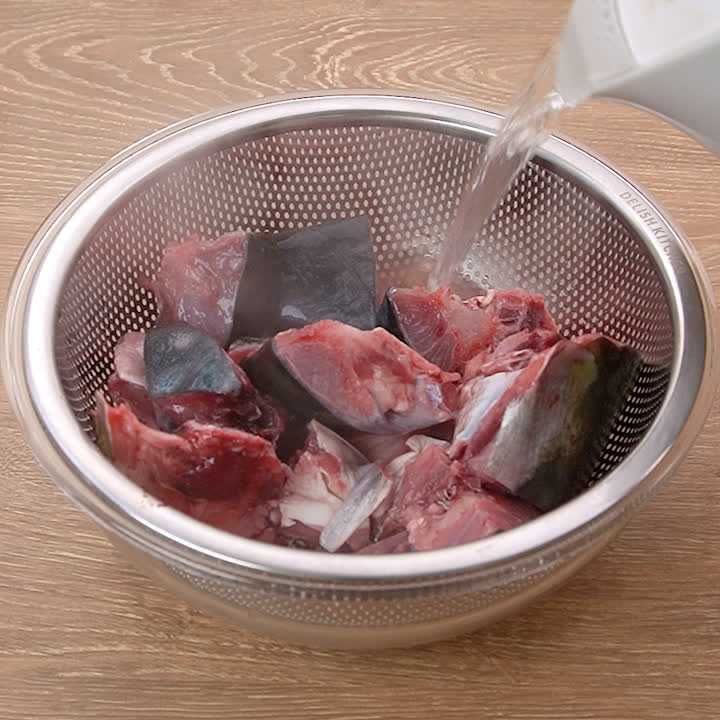 ブリのあらの下処理方法