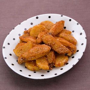 手羽中と長芋の甘辛揚げ