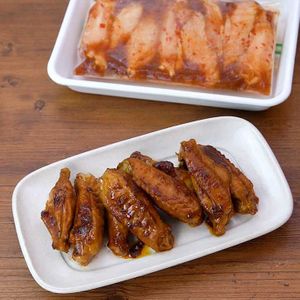 下味冷凍 手羽中の豆板醤ポン酢焼き