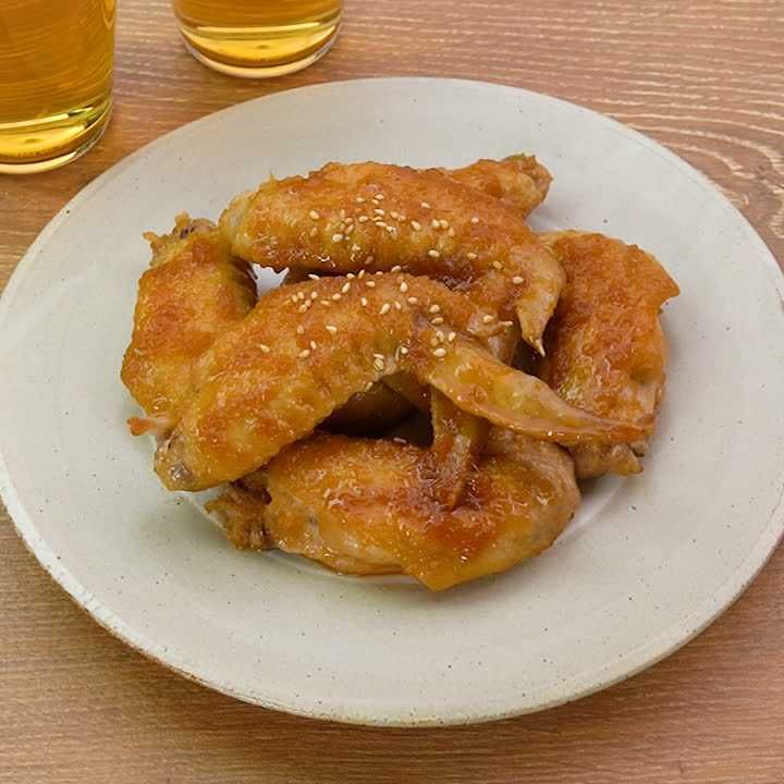 手羽先の生姜焼き