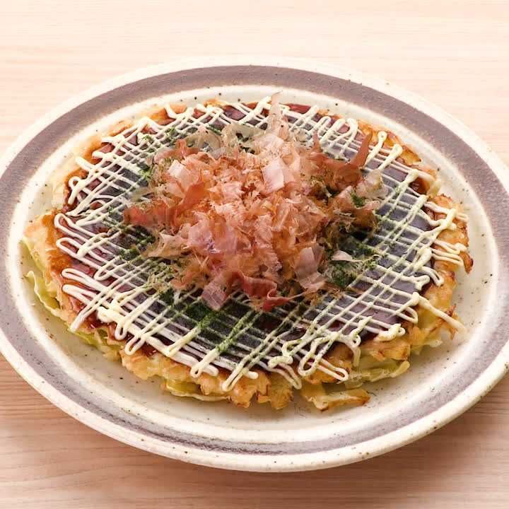 海鮮明太お好み焼き