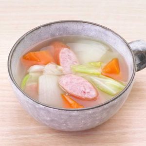 「野菜もりもりコンソメスープ」のレシピ動画