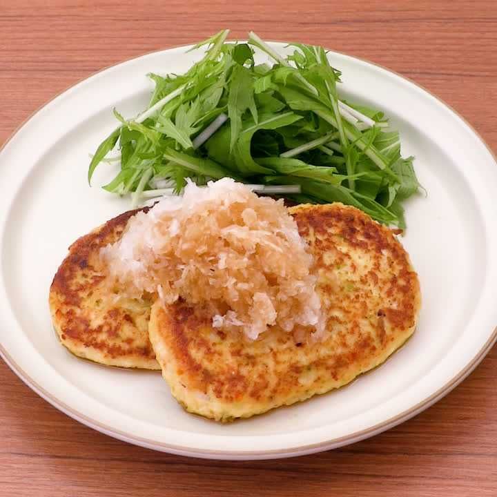 お肉なしで豆腐ハンバーグ