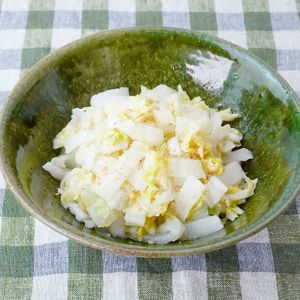 「白菜の塩だれナムル」のレシピ動画