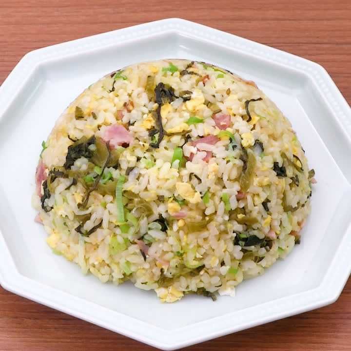ベーコン高菜チャーハン