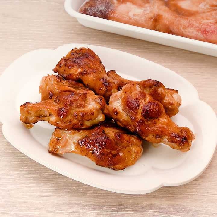 下味冷凍 鶏手羽元の照り焼き