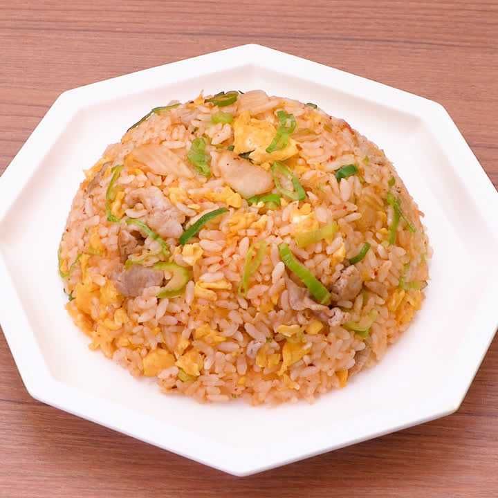 豚こまキムチチャーハン