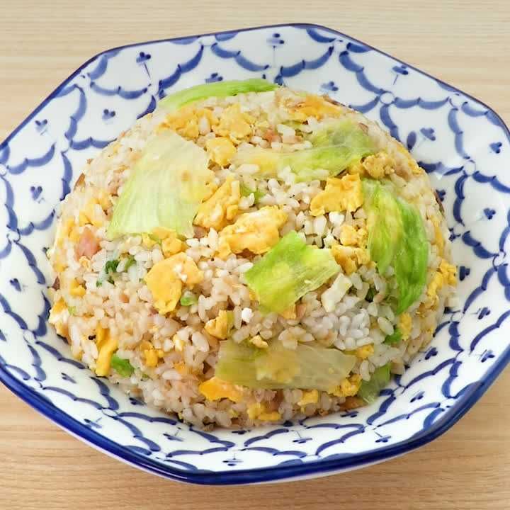 ツナレタスチャーハン