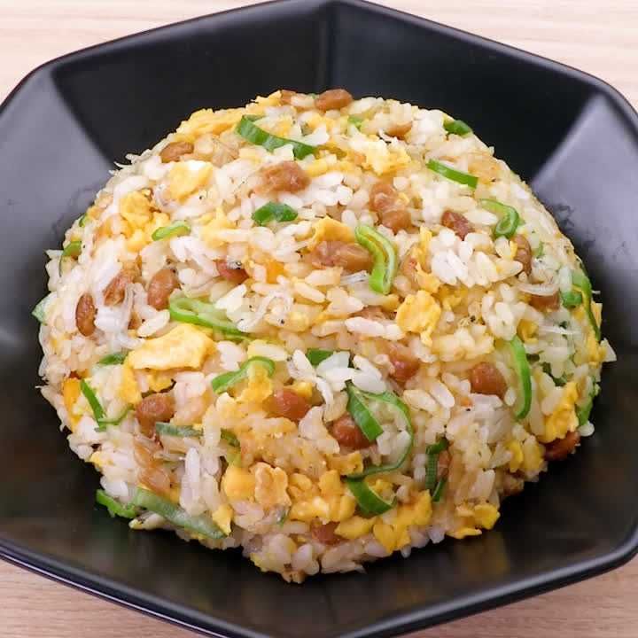 納豆しらすチャーハン
