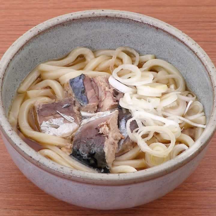 サバ缶うどん