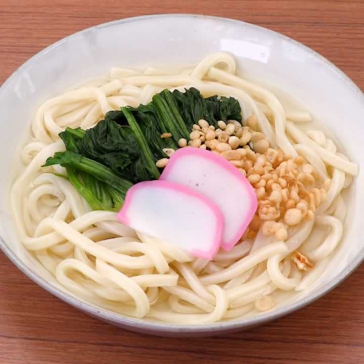 ほうれん草の冷やしうどん